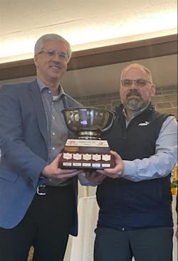 The 2021 Supplier of the Year Award from Crane Canada was presented to Rich Praski, Dana district sales and service manager.