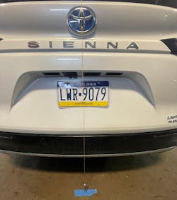 Figure 4A- Plumb bob for thrust line Figure 4A- Plumb bob for thrust line