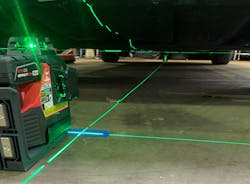 Figure 4B- Milwaukee Tool 3632-21 three-plane laser Figure 4B- Milwaukee Tool 3632-21 three-plane laser