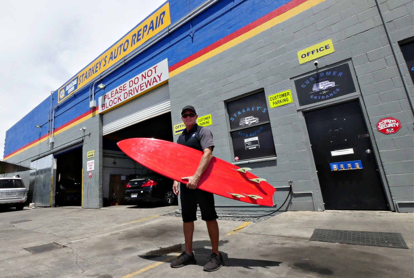 On the weekends, John Starkey loves to go out and surf big waves &ndash; the whole reason he moved to Hawaii.