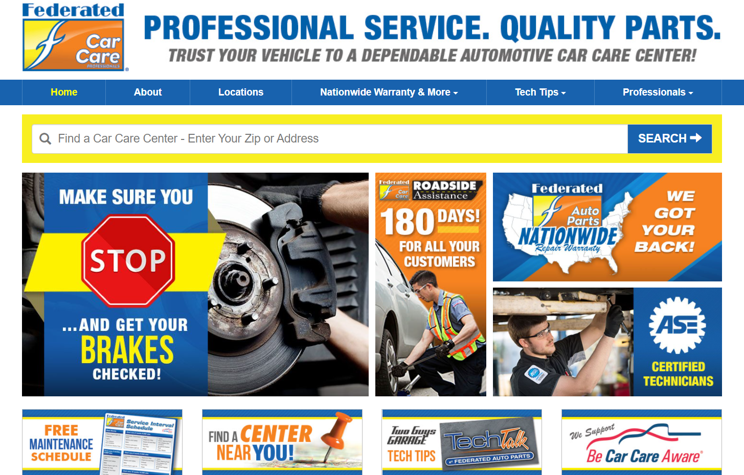 New Federated Car Care Website
