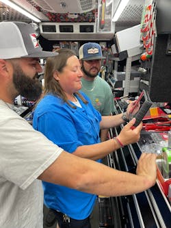 Bullock says she stays up-to-date on the latest features and functions in scan tools by utilizing the support from her district manager, attending Mac’s Tool Fair and its variety of training opportunities, and participating in other online training events. Bullock says she stays up-to-date on the latest features and functions in scan tools by utilizing the support from her district manager, attending Mac’s Tool Fair and its variety of training opportunities, and participating in other online training events.