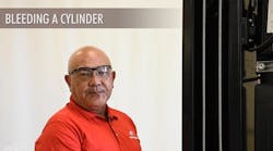 bleeding a cylinder bleeding a cylinder