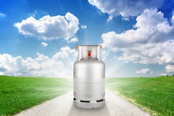 gas container in nature gas container in nature