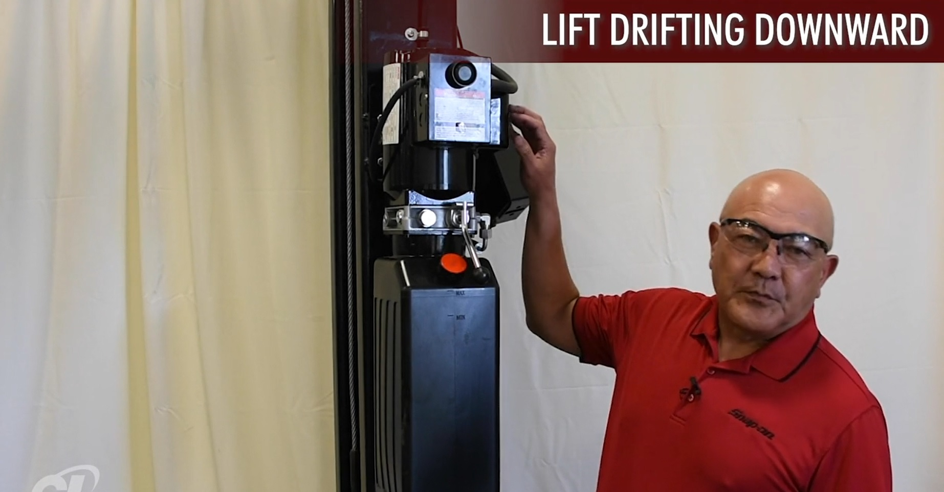 lift drifting downward