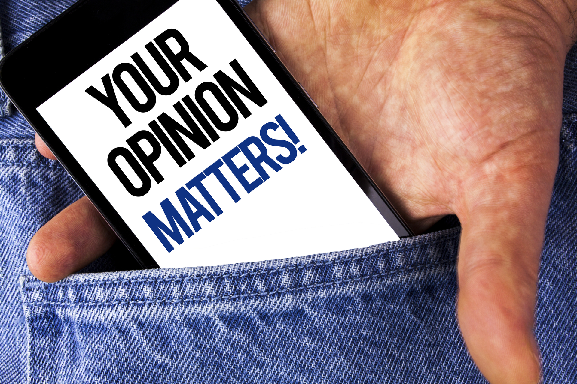 Your opinion matters
