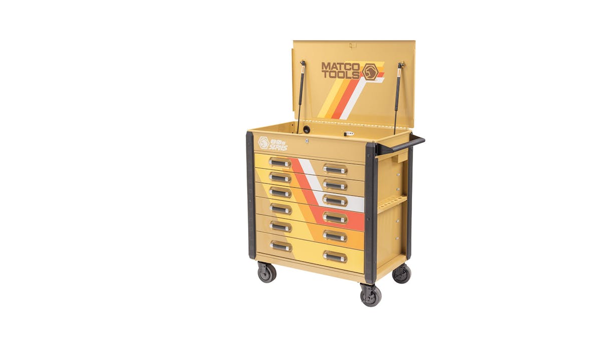 Heavy duty Full Drawer Service Cart 80 s Series No. MSC4VINTAGE