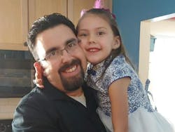 Anthony with his beloved daughter, Zoey. Anthony with his beloved daughter, Zoey.