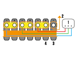 1-High Voltage Battery Control Module; 2-High Voltage Cable; 3-Cell (Negative Connection); 4-Cell (Positive Connection); 5-Battery Bus Bar A) Battery Block 1 sensing wire B) Battery Block 2 sensing wire C) Battery Block 3 sensing wire 1-High Voltage Battery Control Module; 2-High Voltage Cable; 3-Cell (Negative Connection); 4-Cell (Positive Connection); 5-Battery Bus Bar A) Battery Block 1 sensing wire B) Battery Block 2 sensing wire C) Battery Block 3 sensing wire