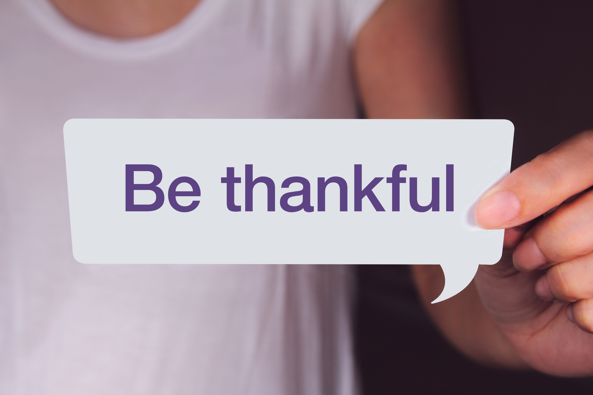 be thankful