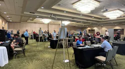 During the exhibit show, each member was given seven minutes to visit with each vendor to view and learn about new and upcoming products as well as fall promotions.