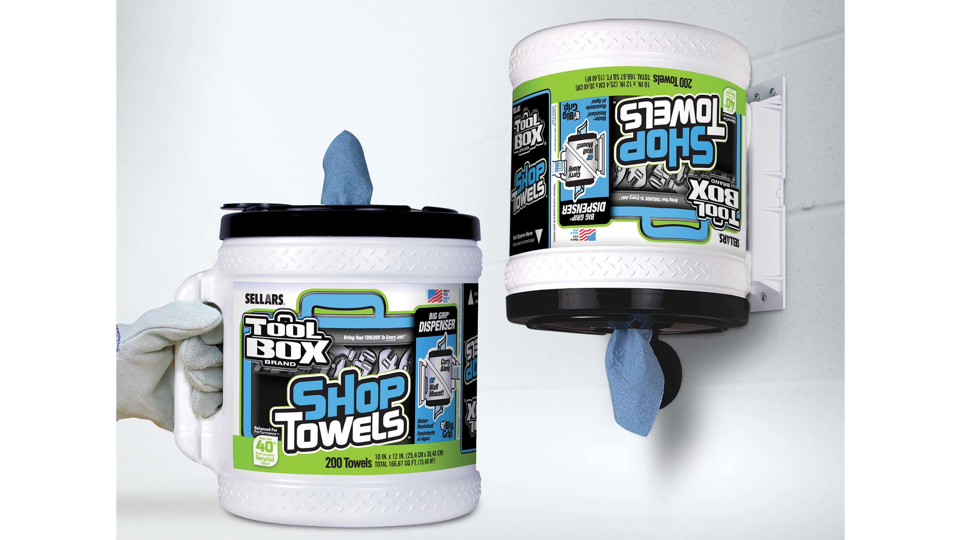 Video: Sellars TOOLBOX Z400 Big Grip Shop Towels Dispenser