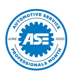 ASE 50th anniversary logo