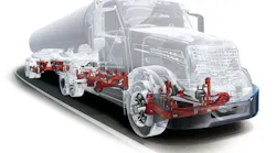 Hendrickson glass tanker air suspension