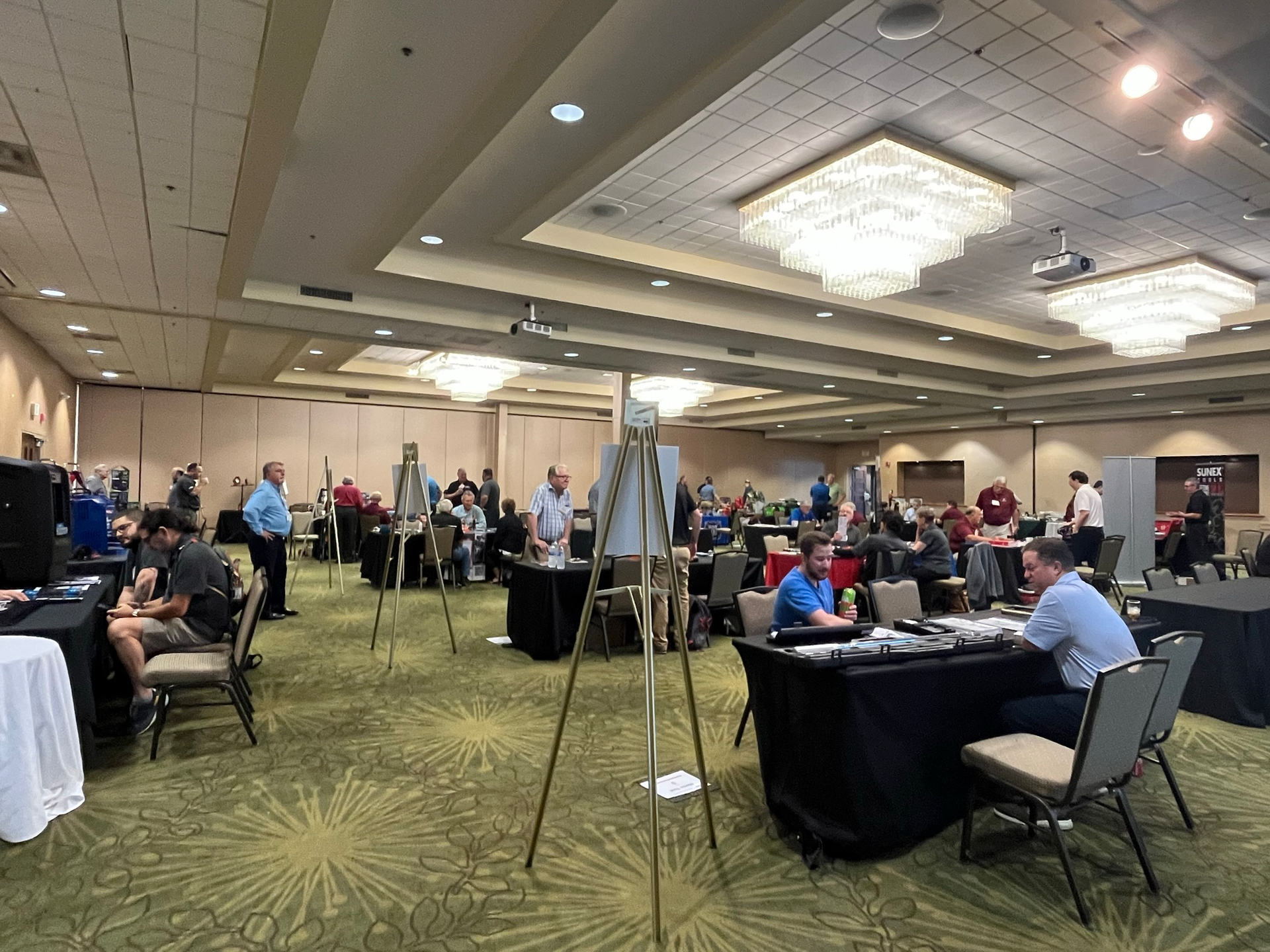 Day 1 at TEDA's exhibit show