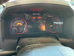 Figure 5- The instrument cluster completely shut down due to the network crashing. Figure 5- The instrument cluster completely shut down due to the network crashing.