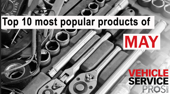 Top 10 most popular products of May