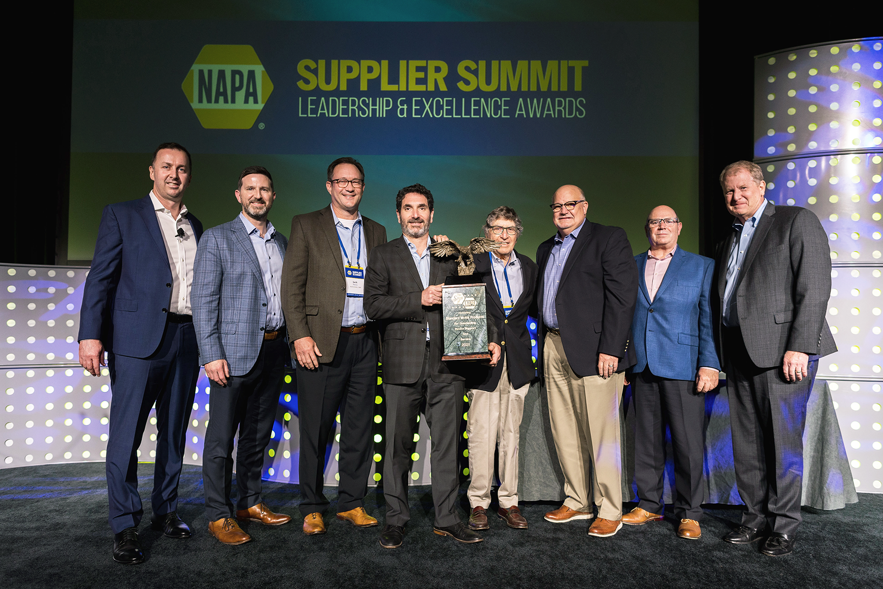 Standard Motor Products, Inc. was honored as the 2021 Spirit of NAPA award winner.