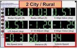 Figure 9- On Nissan, when Relative Speed changes on a road test (following other vehicles in traffic with ACC engaged) the distance of the target car should be close/believable, second capture. Figure 9- On Nissan, when Relative Speed changes on a road test (following other vehicles in traffic with ACC engaged) the distance of the target car should be close/believable, second capture.