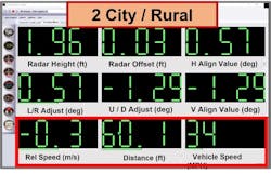 Figure 9- On Nissan, when Relative Speed changes on a road test (following other vehicles in traffic with ACC engaged) the distance of the target car should be close/believable, second capture. Figure 9- On Nissan, when Relative Speed changes on a road test (following other vehicles in traffic with ACC engaged) the distance of the target car should be close/believable, second capture.