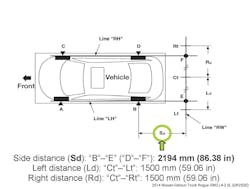 Figure 2- 2014 Rogue rear camera calibration update Figure 2- 2014 Rogue rear camera calibration update