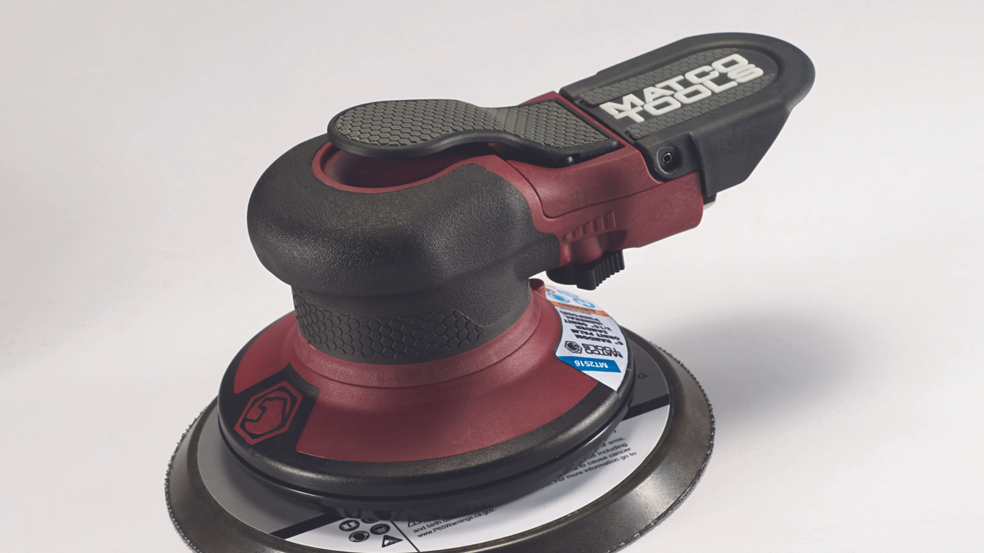 3/16' Random Orbital Pneumatic Low Noise 6' Palm Sander