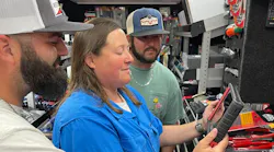 Showing customers scan tool