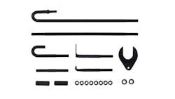 The Lock Technology Texas Twister, No. LT855, allows technicians to convert their air hammer into a pneumatic slide hammer. The Lock Technology Texas Twister, No. LT855, allows technicians to convert their air hammer into a pneumatic slide hammer.