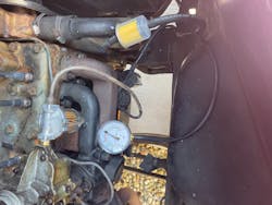 Figure 6- this test proves the fuel pump/system cannon proved the vacuum necessary to draw fuel from the tank. the root cause must be pursued further. Figure 6- this test proves the fuel pump/system cannon proved the vacuum necessary to draw fuel from the tank. the root cause must be pursued further.