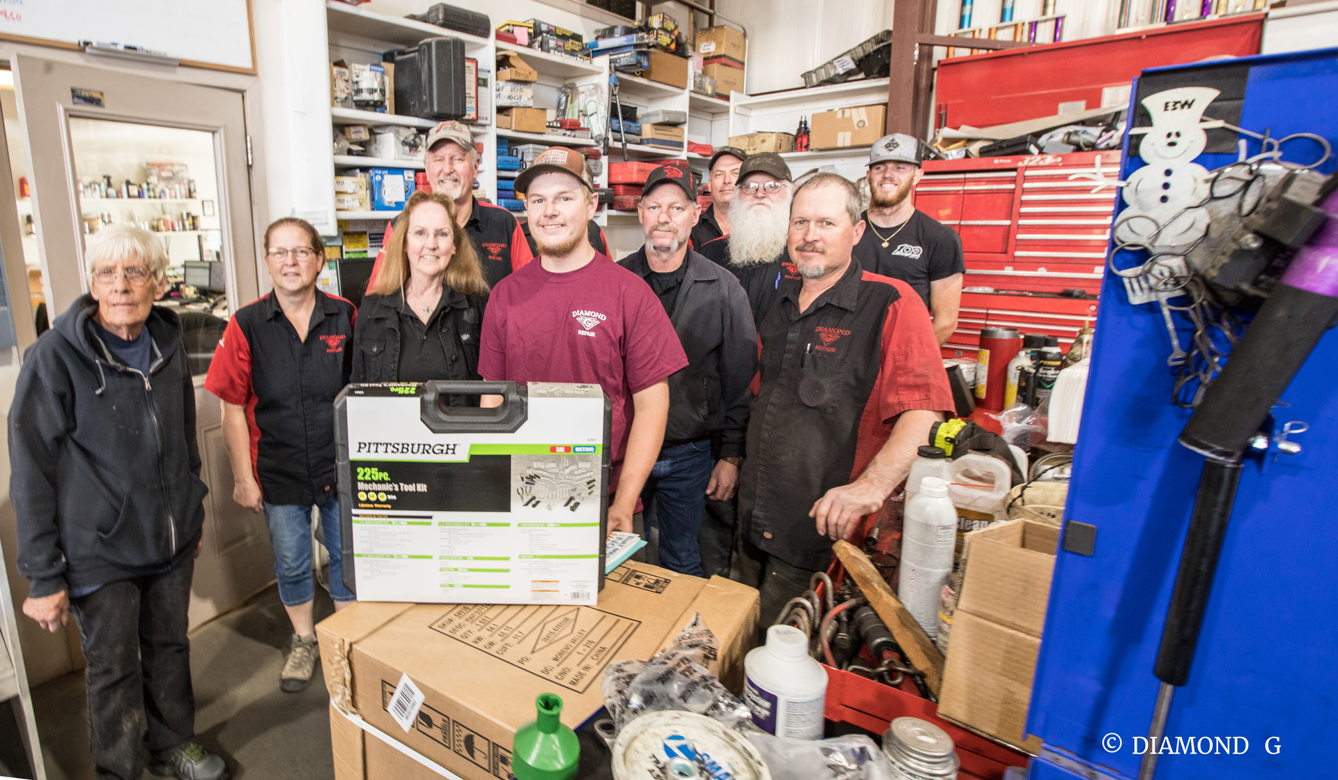 The Team Inside The Shop