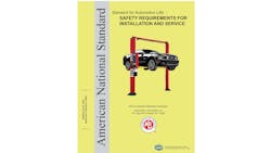 The latest version of the American National Standard covering safety requirements for vehicle lift installation and service in North America is now in effect. Approved by the American National Standards Institute (ANSI), ANSI/ALI ALIS 2022 replaced the existing standard, ANSI/ALI ALIS 2009 (R2015), effective August 4, 2022. The Automotive Lift Institute (ALI) is the ANSI Accredited Standards Developer and sponsor of ANSI/ALI ALIS. To order, visit the ALI Store at www.autolift.org/ali-store/.