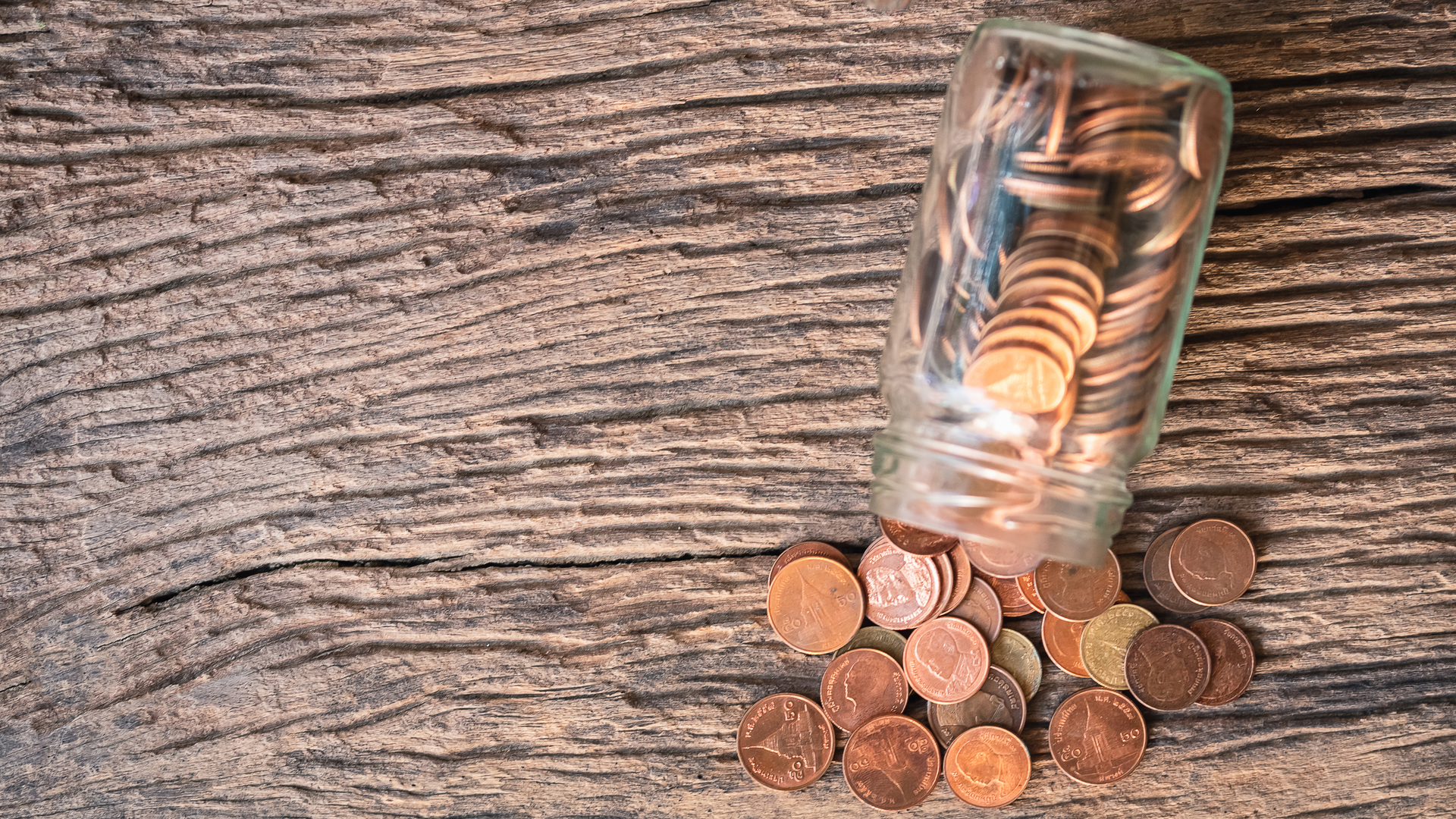 Jar of coins