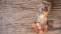 Jar of coins Jar of coins