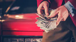 paying cash for a car