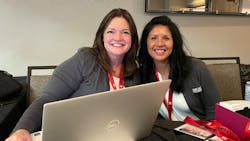Heather Sebben (right), under the mentorship of Sheri Hamilton(left) is the new business manage for NACAT and has already begun to make a difference!