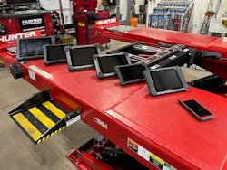 Figure 4- The many Autel scan tools in our shop. Figure 4- The many Autel scan tools in our shop.