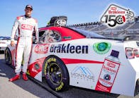 Sage Karam returned to Pocono Raceway seven years after being involved in a fatal crash during an IndyCar race.