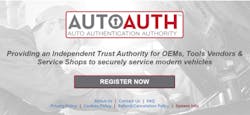 Figures 4 & 5 - Starting in 2018 FCA (Fiat Chrysler Automobiles) began using SGMs (Secure Gateway Modules) that prevents bi-directional controls, relearn / configurations and DTC clearing on select models in order to stop cyber attacks on their vehicles. This required either removing the radio and temporarily installing a special DLC bypass adapter harness to access the CAN bus directly or utilizing the services of a 3rd party company – AUTOAUTH (fig. 4) which requires you to register your shop and your tool to ensure being compliant with the OEM at a cost of $50 per year per shop. Each time you connect your registered (authorized) aftermarket scan tool you must complete the 4-step process (fig. 5) to perform advanced diagnostics. The factory scan tool (i.e. a wiTECH 2.0 and J-Box) allows you to avoid this 3rd party fee and the extra steps. Figures 4 & 5 - Starting in 2018 FCA (Fiat Chrysler Automobiles) began using SGMs (Secure Gateway Modules) that prevents bi-directional controls, relearn / configurations and DTC clearing on select models in order to stop cyber attacks on their vehicles. This required either removing the radio and temporarily installing a special DLC bypass adapter harness to access the CAN bus directly or utilizing the services of a 3rd party company – AUTOAUTH (fig. 4) which requires you to register your shop and your tool to ensure being compliant with the OEM at a cost of $50 per year per shop. Each time you connect your registered (authorized) aftermarket scan tool you must complete the 4-step process (fig. 5) to perform advanced diagnostics. The factory scan tool (i.e. a wiTECH 2.0 and J-Box) allows you to avoid this 3rd party fee and the extra steps.