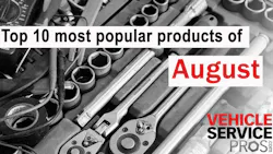 Top 10 most popular products of August