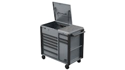 Homak Manufacturing 44' RS Pro 9-Drawer Power Service Cart Homak Manufacturing 44' RS Pro 9-Drawer Power Service Cart