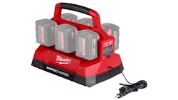 Milwaukee M18 PACKOUT Six Bay Rapid Charger, No. 48-59-1809