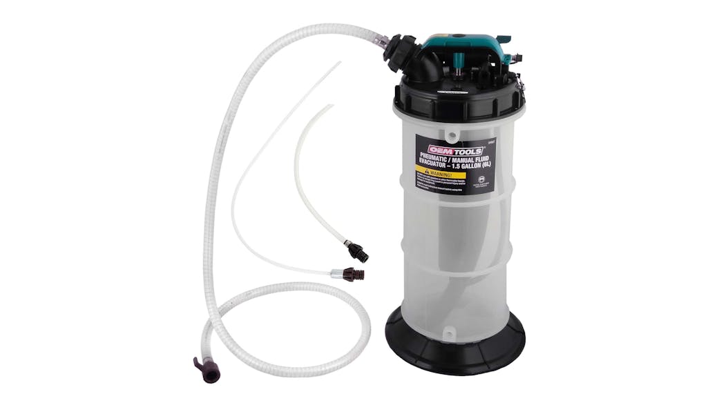 In Focus OEMTOOLS Pneumatic/Manual Fluid Extractor 1.5 Gallon (6L), No