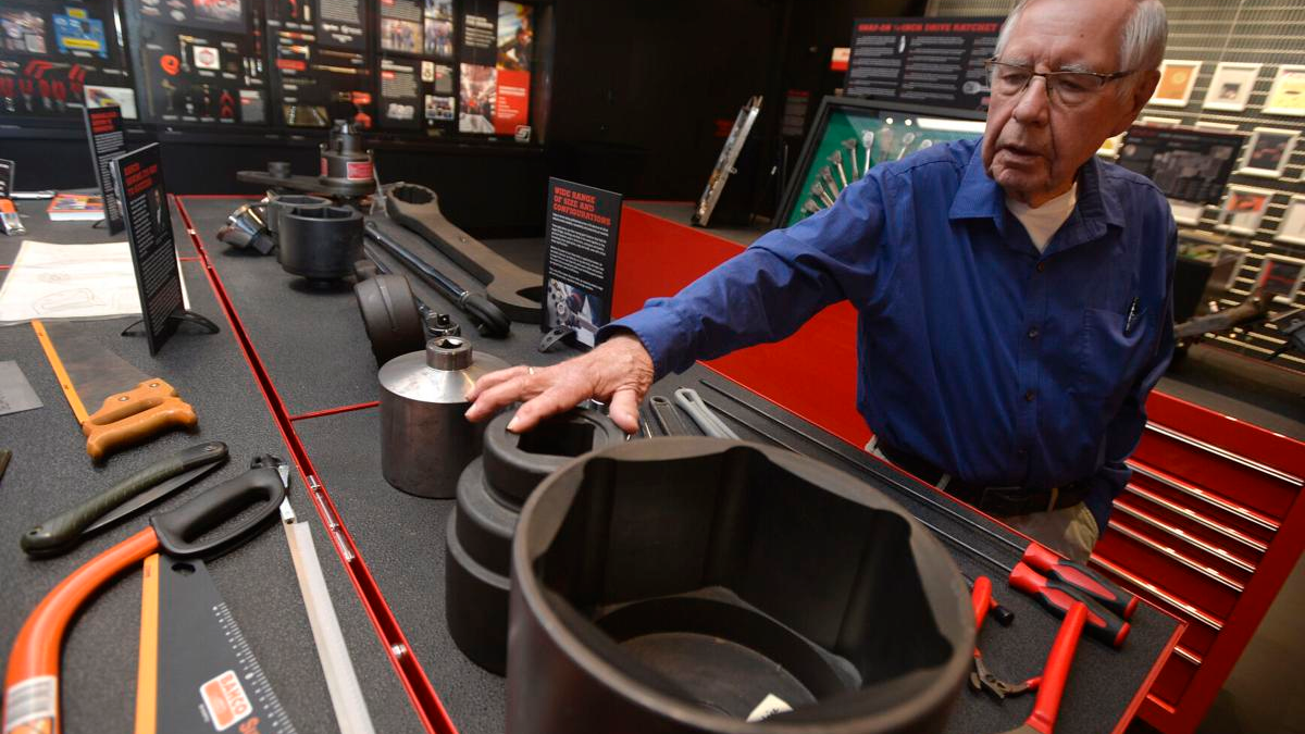 Gene Olson, the inventor of the innovative flank drive socket, is set to retire from Snap-on after 66 years. Photo: Sean Krajacic, Lee Newspapers