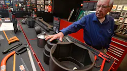 Gene Olson, the inventor of the innovative flank drive socket, is set to retire from Snap-on after 66 years. Photo: Sean Krajacic, Lee Newspapers