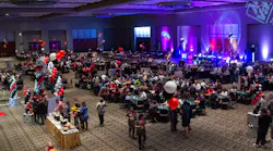 Casino Night Overhead Shot at the 2022 Auto-Wares Tech Expo