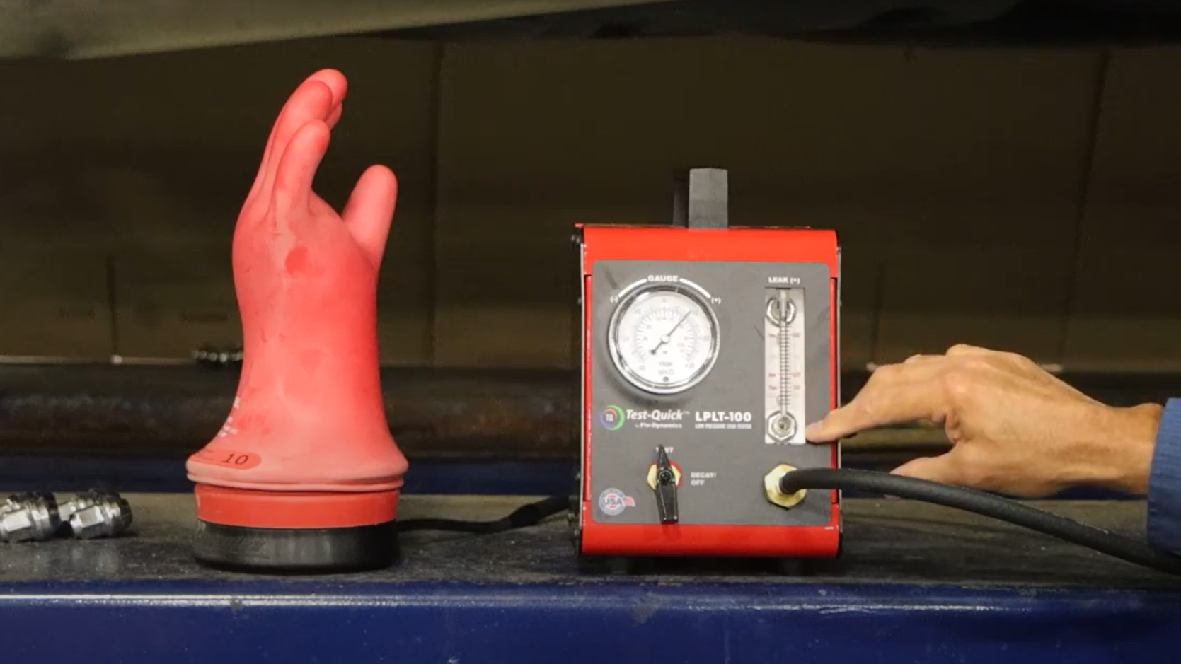 Insulated glove test
