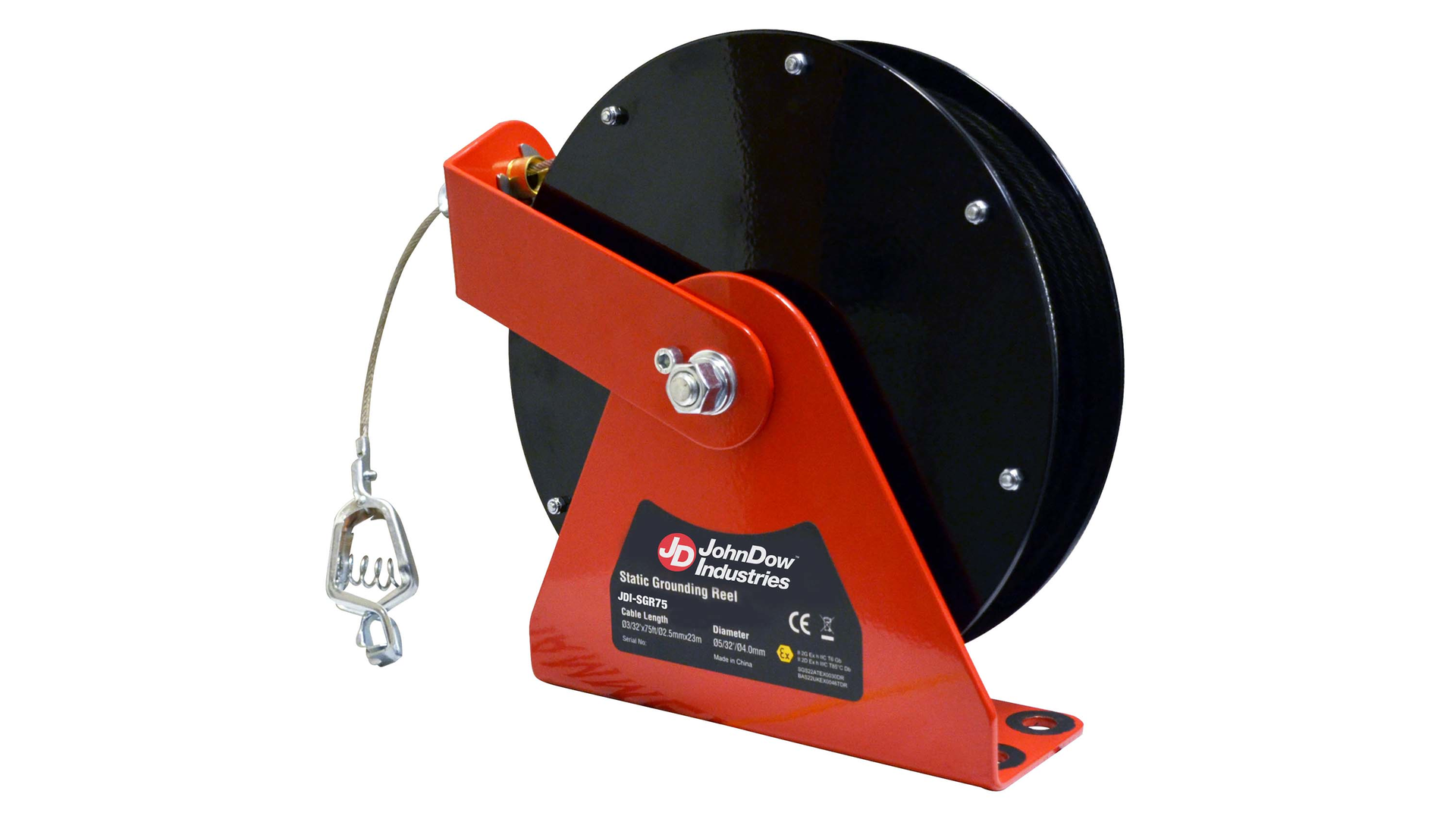 Johndow Static Grounding Reel, No. JDI-SGR75