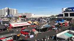 Outside at SEMA