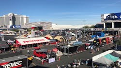Outside at SEMA Outside at SEMA