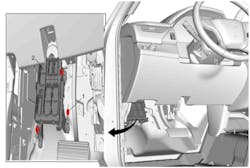 Figure 6- This vehicle spent some time disassembled, with the door removed. This junction box could be a likely spot to find water ingress and corrosion. Figure 6- This vehicle spent some time disassembled, with the door removed. This junction box could be a likely spot to find water ingress and corrosion.